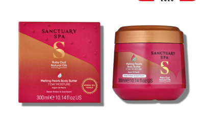 Sanctuary Spa Ruby Oud Natural Oils Melting Pearl Body Butter 300ml