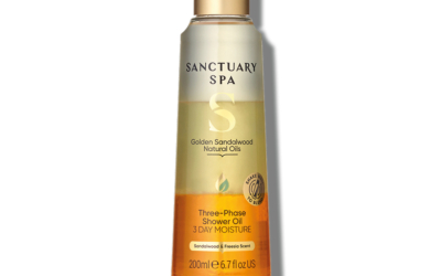 Sanctuary Spa Golden Sandalwood Natural Oils Three-Phase Shower Oil 200ml