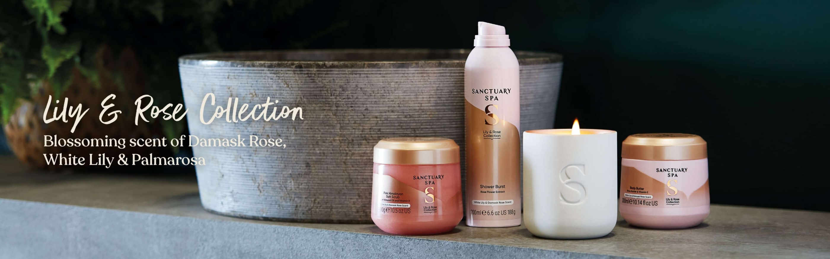 White Lily & Damask Rose Sanctuary Spa