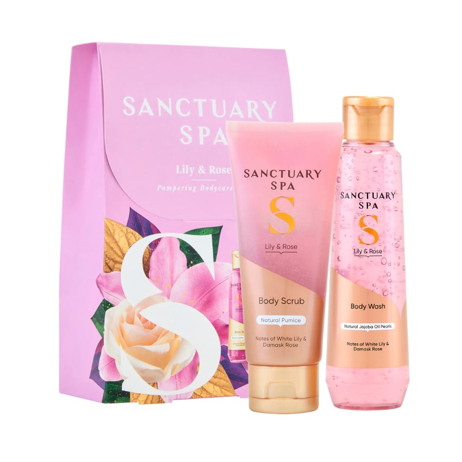 Sanctuary Spa Lily & Rose Pampering Bodycare Duo