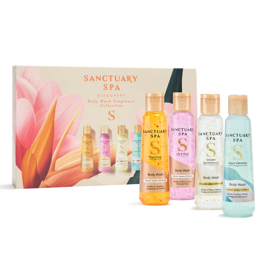 Sanctuary Spa Discovery Body Wash Fragrance Collection Gift Set