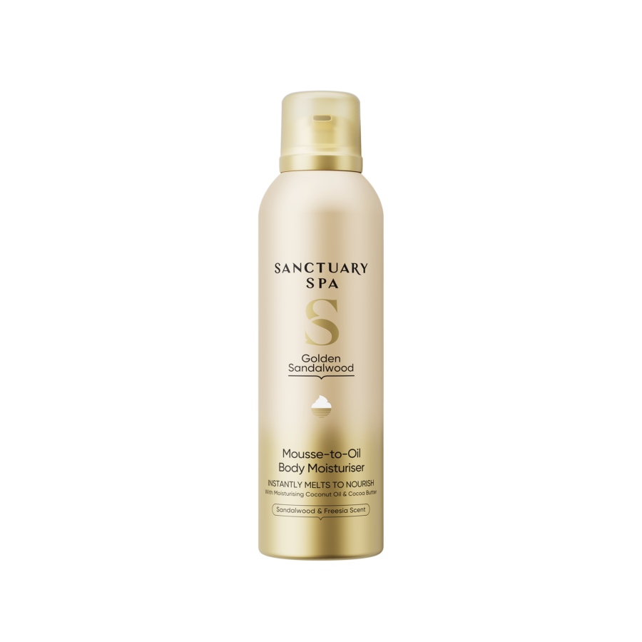 Sanctuary Spa Golden Sandalwood Mousse-to-Oil Body Moisturiser 200ml