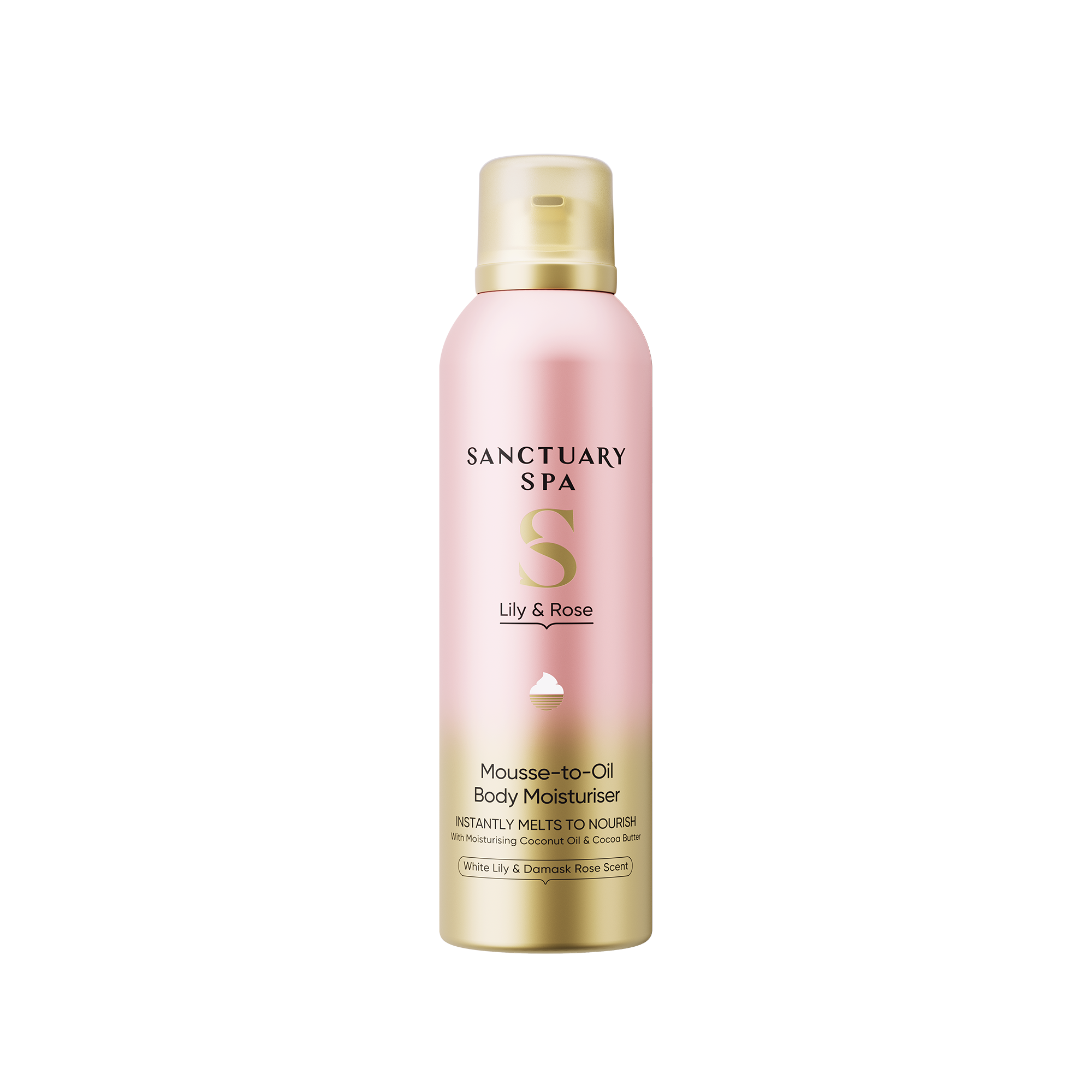 Sanctuary Spa Lily & Rose Mousse-to-Oil Body Moisturiser 200ml